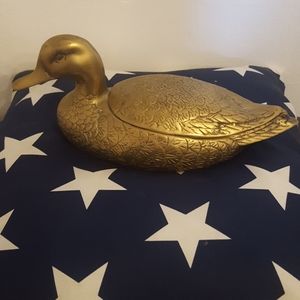 Vintage Brass Duck